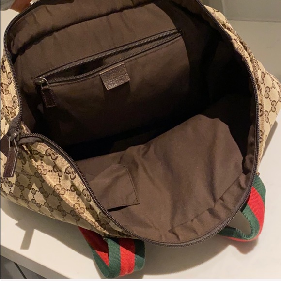 Gucci GG Canvas Tote / Diaper Bag - Picture 3 of 8